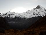 15 Gandharva Chuli Gabelhorn And Machapuchare At Sunrise From Annapurna Base Camp In The Annapurna Sanctuary 